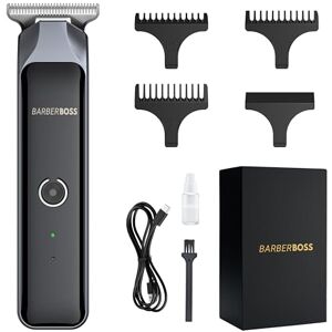 BARBERBOSS Men's Grooming Kit, Cordless Hair Trimmer, Haircut Clippers, Beard Trimmer with 3 Guide Combs, Men's Grooming Kit QR-2071 BARBERBOSS Men's Grooming Kit, Cordless Hair Trimmer, Haircut Clippers, Beard Trimmer with 3 Guide Combs, Men's Grooming Kit QR-2071