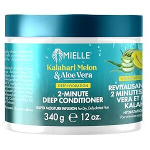 Mielle Kalahari Melon & Aloe Deep Hydration 2-Minute Deep Conditioner, Intensive Moisture Mask, 340 g Mielle Kalahari Melon & Aloe Deep Hydration 2-Minute Deep Conditioner, Intensive Moisture Mask, 340 g