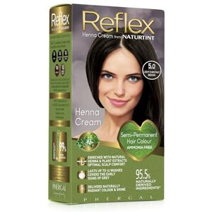 Naturtint Reflex Semi-Permanent Hair Colour 5.0 Light Chestnut Brown Naturtint Reflex Semi-Permanent Hair Colour 5.0 Light Chestnut Brown