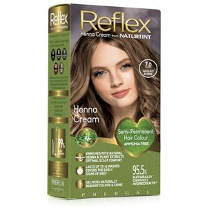 Naturtint Reflex Semi-Permanent Henna Cream 7.0 Hazelnut Blonde 110ml Naturtint Reflex Semi-Permanent Henna Cream 7.0 Hazelnut Blonde 110ml