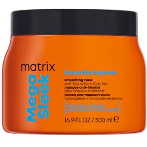 Matrix Mega Sleek Smoothie Supreme Mask, Professional Formula, Anti-Frizz Smoothing Mask For All Hair Types 500ml Matrix Mega Sleek Smoothie Supreme Mask, Professional Formula, Anti-Frizz Smoothing Mask For All Hair Types 500ml