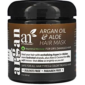 Artnaturals Argan Hair Mask – (8 Fl Oz / 236ml) – Deep Conditioner Treatment Organic Jojoba Oil, Aloe Vera, Keratin Repair Dry, Damaged, Color Treated, Natural Hair Growth Sulfate Free Artnaturals Argan Hair Mask – (8 Fl Oz / 236ml) – Deep Conditioner Treatment Organic Jojoba Oil, Aloe Vera, Keratin Repair Dry, Damaged, Color Treated, Natural Hair Growth Sulfate Free