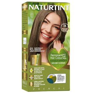 Naturtint Permanent Hair Colour Gel 7A Medium Ash Blonde, Plant Enriched, Biobased, Ammonia Free, Long Lasting Grey Coverage and Radiant Colour, Nourishment and Protection Naturtint Permanent Hair Colour Gel 7A Medium Ash Blonde, Plant Enriched, Biobased, Ammonia Free, Long Lasting Grey Coverage and Radiant Colour, Nourishment and Protection