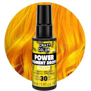 Crazy Color Yellow Power Pigments 30 Uses Ultra Concentrated Pigments, Custom Toner & Semi-Permanent Dye from Home Vegan Formula No Bleach or Ammonia 30ml Crazy Color Yellow Power Pigments 30 Uses Ultra Concentrated Pigments, Custom Toner & Semi-Permanent Dye from Home Vegan Formula No Bleach or Ammonia 30ml