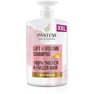 Pantene Lift'N'Volume Thickening Shampoo with Biotin, Silicone Free, 1000ml XL Pump. Pro V Miracles Shampoo Enriched with Antioxidants. Visibly Fuller Hair Pantene Lift'N'Volume Thickening Shampoo with Biotin, Silicone Free, 1000ml XL Pump. Pro V Miracles Shampoo Enriched with Antioxidants. Visibly Fuller Hair