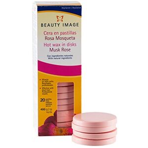 Beauty Image Rosehip Hot Wax Discs, Pack of 20 Beauty Image Rosehip Hot Wax Discs, Pack of 20
