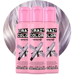 Crazy Color Metallic Ice Mauve Semi-Permanent Trio Hair Dye. Highly Pigmented Dusty Purple Conditioning & Oil Nourishing Vegan Formula No Bleach or Ammonia 300ml Crazy Color Metallic Ice Mauve Semi-Permanent Trio Hair Dye. Highly Pigmented Dusty Purple Conditioning & Oil Nourishing Vegan Formula No Bleach or Ammonia 300ml