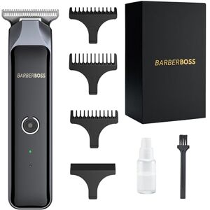 BARBERBOSS Men's Trimming Kit: Beard and Hair Clipper Set with 4 Guide Combs, Wireless Haircut Clippers for Men, All-in-One Men's Hair Grooming Kit BARBERBOSS Men's Trimming Kit: Beard and Hair Clipper Set with 4 Guide Combs, Wireless Haircut Clippers for Men, All-in-One Men's Hair Grooming Kit