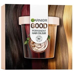 Garnier Good Permanent Hair Dye Premium Starter Kit, 5.0 Coffee Roast Brown, Up To 100% Grey Coverage, 8 Weeks Long-Lasting Colour, No-Drip Application Garnier Good Permanent Hair Dye Premium Starter Kit, 5.0 Coffee Roast Brown, Up To 100% Grey Coverage, 8 Weeks Long-Lasting Colour, No-Drip Application