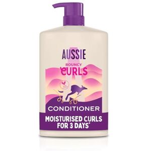 Aussie Bouncy Curls Hydrating Conditioner 1L XXL Lightweight, no weigh down Daily Moisture Boost for Wavy & Curly Hair With Jojoba, Coconut & Australian Macadamia Nut Oil Vegan & Cruelty-Free Aussie Bouncy Curls Hydrating Conditioner 1L XXL Lightweight, no weigh down Daily Moisture Boost for Wavy & Curly Hair With Jojoba, Coconut & Australian Macadamia Nut Oil Vegan & Cruelty-Free
