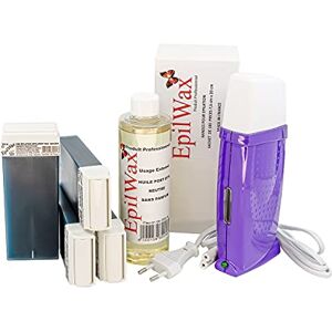 EpilWax Royal Depilatory Kit Complete with: Professional Wax Heater, 4 x 100ml Azulene Wax Roll-On, 100 Depilatory Strips, 1 x 250ml After Wax Oil Bottle (Royal Azulene 4 Series) EpilWax Royal Depilatory Kit Complete with: Professional Wax Heater, 4 x 100ml Azulene Wax Roll-On, 100 Depilatory Strips, 1 x 250ml After Wax Oil Bottle (Royal Azulene 4 Series)