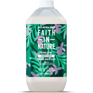 FAITH IN NATURE Natural Rosemary Conditioner, Stimulating for Normal Hair & Scalp, Vegan & Cruelty Free, No SLS, Silicones or Parabens, 5L Refill Pack FAITH IN NATURE Natural Rosemary Conditioner, Stimulating for Normal Hair & Scalp, Vegan & Cruelty Free, No SLS, Silicones or Parabens, 5L Refill Pack