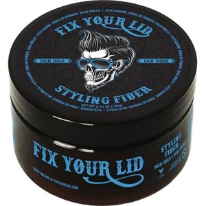 Fix Your Lid -Hair Styling Fiber for Men's and Boys' Short, Choppy Hair Types with High Hold and Low Shine, Infused with Pleasant Citrus Scent, Paraben and Phthalate Free, 3.75 oz Fix Your Lid -Hair Styling Fiber for Men's and Boys' Short, Choppy Hair Types with High Hold and Low Shine, Infused with Pleasant Citrus Scent, Paraben and Phthalate Free, 3.75 oz