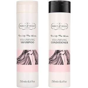 Percy & Reed Turn Up The Volume Volumising Shampoo & Conditioner Duo Lightweight, Boosts Strength & Thickness, Nourishes All Hair Types, Promotes Growth. Paraben-Free, Sulphate-Free 250ml Each Percy & Reed Turn Up The Volume Volumising Shampoo & Conditioner Duo Lightweight, Boosts Strength & Thickness, Nourishes All Hair Types, Promotes Growth. Paraben-Free, Sulphate-Free 250ml Each