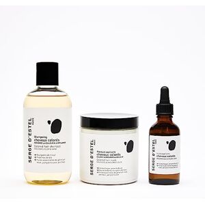 SERGE D'ESTEL PARIS Care of coloured hair natural vegan care protection colour protection shampoo hair mask hair oil 550 ml SERGE D'ESTEL PARIS Care of coloured hair natural vegan care protection colour protection shampoo hair mask hair oil 550 ml