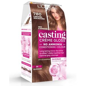 L'Oreal Paris L’Oréal Paris Ammonia Free Semi-Permanent Hair Dye, 780 Caramel Moccaccino, Natural Looking Finish, For up to 28 Shampoos, Casting Crème Gloss, 1 Application L'Oreal Paris L’Oréal Paris Ammonia Free Semi-Permanent Hair Dye, 780 Caramel Moccaccino, Natural Looking Finish, For up to 28 Shampoos, Casting Crème Gloss, 1 Application