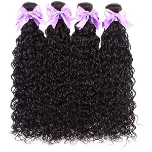 Laritaiya Brazilian Virgin Hair Bundles Water Wave Human Hair (16-22) 9A Unprocessed 100% Human Hair Weave, Wet & Wavy, Can Be Dyed, Deep Curly, Natural Color Laritaiya Brazilian Virgin Hair Bundles Water Wave Human Hair (16-22) 9A Unprocessed 100% Human Hair Weave, Wet & Wavy, Can Be Dyed, Deep Curly, Natural Color