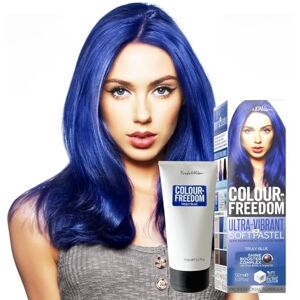 Wilson Colour-Freedom 150ml Truly Blue Semi-Permanent Hair Colour Ultra-Vibrant Vegan Friendly Colour Mask with Shine Booster Complex Ammonia Free Colour Lasts Up To 6-10 Washes Wilson Colour-Freedom 150ml Truly Blue Semi-Permanent Hair Colour Ultra-Vibrant Vegan Friendly Colour Mask with Shine Booster Complex Ammonia Free Colour Lasts Up To 6-10 Washes