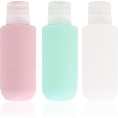 Naapesi 200ml Silicone Travel Bottle for Toiletries, 3 Pack Leak Proof Refillable Squeezable Containers for Lotion Liquid Shampoo, Conditioner, Toiletries, BPA Free and TSA Approved Travel Accessories Naapesi 200ml Silicone Travel Bottle for Toiletries, 3 Pack Leak Proof Refillable Squeezable Containers for Lotion Liquid Shampoo, Conditioner, Toiletries, BPA Free and TSA Approved Travel Accessories
