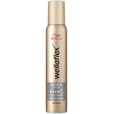 Wellaflex Shiny Hold Styling Mousse - Styling Mousse Wellaflex Shiny Hold Styling Mousse - Styling Mousse
