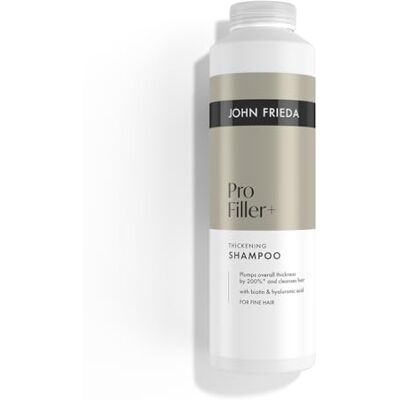 John Frieda PROfiller+ Thickening Shampoo 500ml. Fine Hair Care with Volume Support and Fuller-Looking Finish John Frieda PROfiller+ Thickening Shampoo 500ml. Fine Hair Care with Volume Support and Fuller-Looking Finish