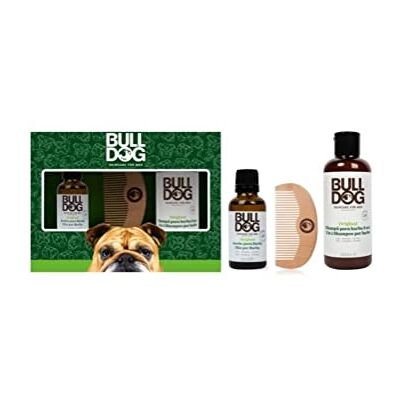 Bulldog Skincare for Men Bulldog Beard Care Kit Contains Beard Oil, Beard Shampoo & Conditioner and Beard Comb Bulldog Skincare for Men Bulldog Beard Care Kit Contains Beard Oil, Beard Shampoo & Conditioner and Beard Comb