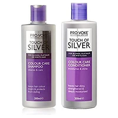 PROVOKE Touch Of Silver Shampoo 200 Ml & Conditioner 200Ml by PROVOKE Touch Of Silver Shampoo 200 Ml & Conditioner 200Ml by