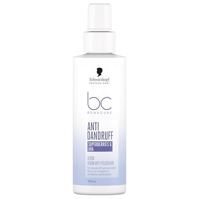BC Bonacure Schwarzkopf Professional Bonacure Anti Dandruff Serum Hair Serum For Dandruff Prone Scalps Superfood Complex Superberries AHA Eliminates Visible Dandruff Flakes Vegan pH Balanced Formula 100 ml BC Bonacure Schwarzkopf Professional Bonacure Anti Dandruff Serum Hair Serum For Dandruff Prone Scalps Superfood Complex Superberries AHA Eliminates Visible Dandruff Flakes Vegan pH Balanced Formula 100 ml