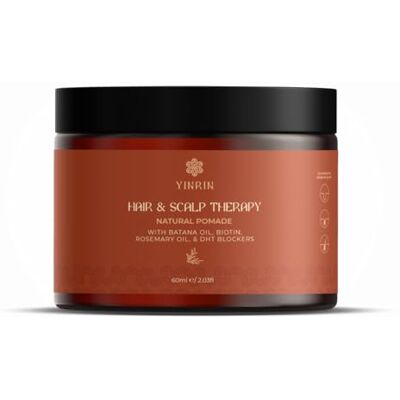 YINRIN Hair & Scalp Therapy – Natural Pomade with Batana Oil, Biotin & Rosemary Hair Growth, Anti-Dandruff, Hair-Thinning Treatment – 60ml YINRIN Hair & Scalp Therapy – Natural Pomade with Batana Oil, Biotin & Rosemary Hair Growth, Anti-Dandruff, Hair-Thinning Treatment – 60ml