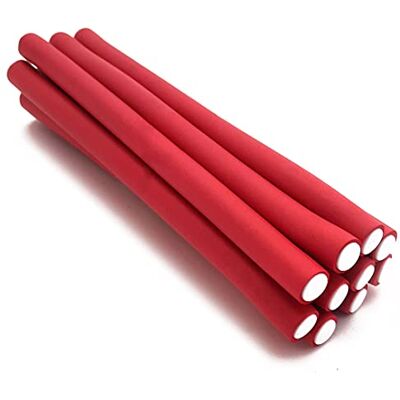 La Rosa NIKO 10-Pack 12 mm SHORT Twist Flex Rods – Foam Flexible Rollers, Bendy Light Curlers for Curls and Waves, Styling Tool for Hairdresser Salon/Barber – random colour (12 mm) La Rosa NIKO 10-Pack 12 mm SHORT Twist Flex Rods – Foam Flexible Rollers, Bendy Light Curlers for Curls and Waves, Styling Tool for Hairdresser Salon/Barber – random colour (12 mm)