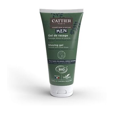 CATTIER PARIS Cattier Men Organic Shaving Gel 150ml CATTIER PARIS Cattier Men Organic Shaving Gel 150ml