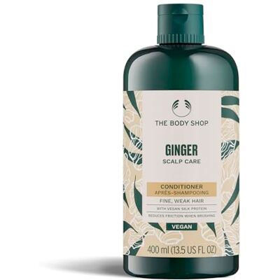 The Body Shop Ginger Scalp Care Conditioner (1x 400ml), Conditioner for Dry, Flaky Scalp, Helps Seal Hair Strands & Reduce Friction, Use After Shampoo, Vegan Haircare The Body Shop Ginger Scalp Care Conditioner (1x 400ml), Conditioner for Dry, Flaky Scalp, Helps Seal Hair Strands & Reduce Friction, Use After Shampoo, Vegan Haircare