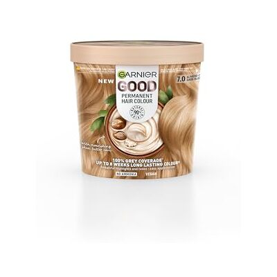 Garnier - Good Hair Colour 7.0 Almond Creme - Hair Colour Garnier - Good Hair Colour 7.0 Almond Creme - Hair Colour