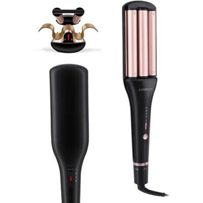 FUNBUGS Mermaid Hair Waver 4 Adjustable Heights for Short Medium Hair FUNBUGS Mermaid Hair Waver 4 Adjustable Heights for Short Medium Hair