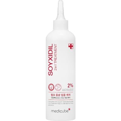 medicube Soyxidil 2-in-1 Hair Loss Treatment Conditioner Hydrating & Fortifying Scalp Care for Thinning Weak & Damaged Hair Anti-Hair Fall & Strengthening Treatment 256 ml medicube Soyxidil 2-in-1 Hair Loss Treatment Conditioner Hydrating & Fortifying Scalp Care for Thinning Weak & Damaged Hair Anti-Hair Fall & Strengthening Treatment 256 ml