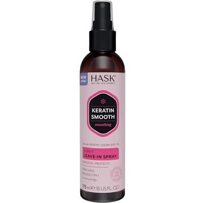 HASK Keratin 5-in-1 Smoothing Leave In Conditioner Spray for all hair types, colour safe, and cruelty-free 1 175mL Bottle HASK Keratin 5-in-1 Smoothing Leave In Conditioner Spray for all hair types, colour safe, and cruelty-free 1 175mL Bottle