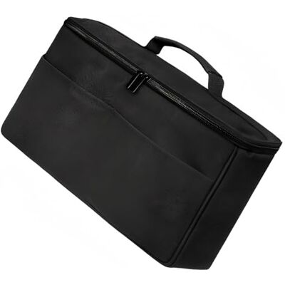 Hredyqw Carrying Case with Handle for Curling Iron Water Resistant Roomy Interior Compartment with Pockets for Curling Iron Brushes and Combs for Hair Styling Hredyqw Carrying Case with Handle for Curling Iron Water Resistant Roomy Interior Compartment with Pockets for Curling Iron Brushes and Combs for Hair Styling