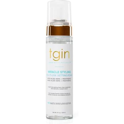 Thank God It's Natural Miracle Styling Multi-Use Setting Foam – Lightweight Styling Foam for Hair, Defines Curls, Controls Frizz & Adds Long-Lasting Hold 236 ml Thank God It's Natural Miracle Styling Multi-Use Setting Foam – Lightweight Styling Foam for Hair, Defines Curls, Controls Frizz & Adds Long-Lasting Hold 236 ml