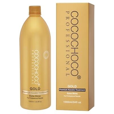 Nanobeauty COCOCHOCO GOLD Brazilian Blow Dry Hair Straightening Keratin Treatment 1000ml Nanobeauty COCOCHOCO GOLD Brazilian Blow Dry Hair Straightening Keratin Treatment 1000ml