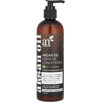 Artnaturals Argan Oil Leave in Conditioner (12 Fl Oz / 355ml) Made with Organic and Natural Ingredients Detangler Treatment for Curly, Damaged, Dry, Color Treated and Hair Loss Artnaturals Argan Oil Leave in Conditioner (12 Fl Oz / 355ml) Made with Organic and Natural Ingredients Detangler Treatment for Curly, Damaged, Dry, Color Treated and Hair Loss