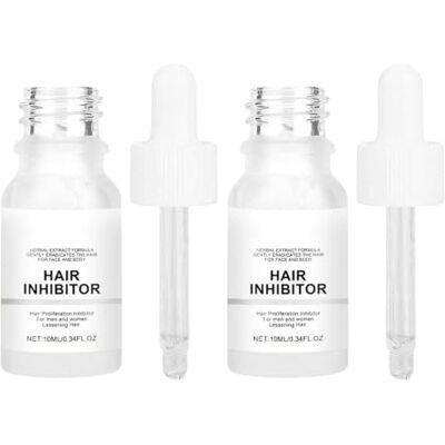 sjfscqr Hair Growth Inhibitor Serum,Natural Extracts Gently,Painless Hair Removal Inhibitor Slows Regrowth,for Women Men Arm Bikini Armpit Travel Everyday sjfscqr Hair Growth Inhibitor Serum,Natural Extracts Gently,Painless Hair Removal Inhibitor Slows Regrowth,for Women Men Arm Bikini Armpit Travel Everyday
