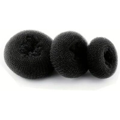 LOVSSU 3pcs Hair Bun Donut Magic Foam Products Hairstyle Lazy Accessories For Women Lady Easy Big Ring Styling Tools(Black) LOVSSU 3pcs Hair Bun Donut Magic Foam Products Hairstyle Lazy Accessories For Women Lady Easy Big Ring Styling Tools(Black)