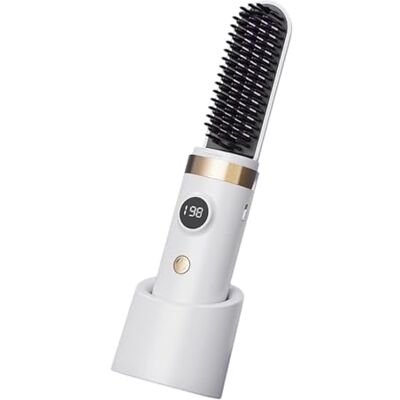 OSNIYAW Portable Anti Frizz Ionic Hair Styling Brush with Temperature Control and Electric Styling Comb Quick Heat Brush OSNIYAW Portable Anti Frizz Ionic Hair Styling Brush with Temperature Control and Electric Styling Comb Quick Heat Brush