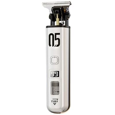 Elnwnnkc Rustproof Electric Hair Cutter Stainless Steel Texture Ergonomic Nonslip Handle Suitable for Home Hair Cutting Rechargeable Electric Cutter Elnwnnkc Rustproof Electric Hair Cutter Stainless Steel Texture Ergonomic Nonslip Handle Suitable for Home Hair Cutting Rechargeable Electric Cutter