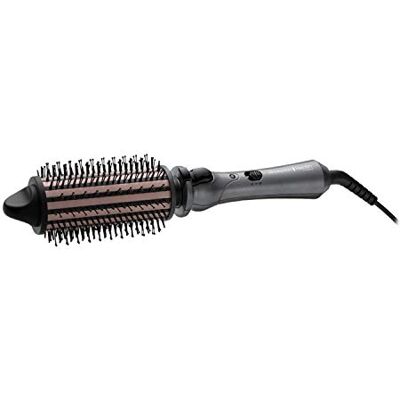 Remington Keratin Protect Heated Hot Hair Brush for Volume, Body, Bounce and Blow-Dry Style Curls (45mm Mixed Bristle Brush, Keratin & Almond Oil Infused Ceramic Barrel, 120°C-180°C) CB65A458 Remington Keratin Protect Heated Hot Hair Brush for Volume, Body, Bounce and Blow-Dry Style Curls (45mm Mixed Bristle Brush, Keratin & Almond Oil Infused Ceramic Barrel, 120°C-180°C) CB65A458