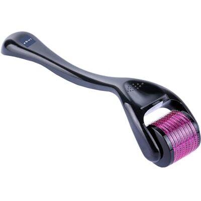 Inge 0.5mm Derma Roller for Hair Growth & Skin – Titanium Microneedling Roller for Facial & Beard Care, Anti-Aging & Hair Loss Treatment Inge 0.5mm Derma Roller for Hair Growth & Skin – Titanium Microneedling Roller for Facial & Beard Care, Anti-Aging & Hair Loss Treatment