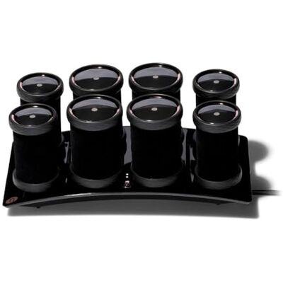 T3 Volumizing Hot Rollers Set with 4 44 mm and 4 38 mm Hot Rollers Featuring Dual Temperature Control and Ceramic Heaters T3 Volumizing Hot Rollers Set with 4 44 mm and 4 38 mm Hot Rollers Featuring Dual Temperature Control and Ceramic Heaters