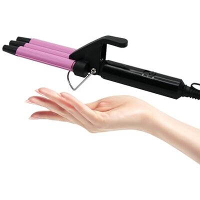 janelove Upgraded Mini Hair Waver for Short & Medium Hair, 13MM Curling Wand, 0.45lb Lightweight, Mini Size Crimper Beach Waver, Travel Friendly,Adjustable Temperature-Pink janelove Upgraded Mini Hair Waver for Short & Medium Hair, 13MM Curling Wand, 0.45lb Lightweight, Mini Size Crimper Beach Waver, Travel Friendly,Adjustable Temperature-Pink