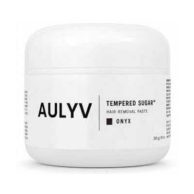 AULYV Onyx Tempered Sugar Paste for Coarse Hair Removal 283g (10 oz) Strong-Grip Sugar Wax For Bikini, Pubes, Underarms, Chin, Beard, Eyebrows, Upper Lip AULYV Onyx Tempered Sugar Paste for Coarse Hair Removal 283g (10 oz) Strong-Grip Sugar Wax For Bikini, Pubes, Underarms, Chin, Beard, Eyebrows, Upper Lip