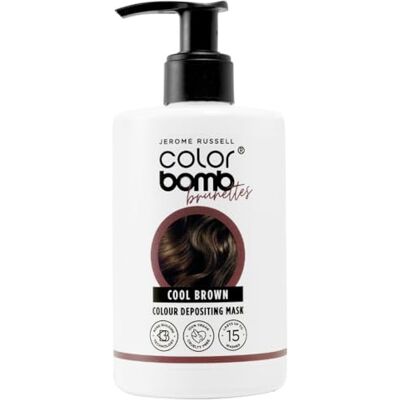 Jerome Russell COOL BROWN Colour Bomb Blonde Depositing Hair Mask Nourishing, Semi-Permanent Colour & Shine Treatment Vegan & Cruelty-Free 300ml Jerome Russell COOL BROWN Colour Bomb Blonde Depositing Hair Mask Nourishing, Semi-Permanent Colour & Shine Treatment Vegan & Cruelty-Free 300ml